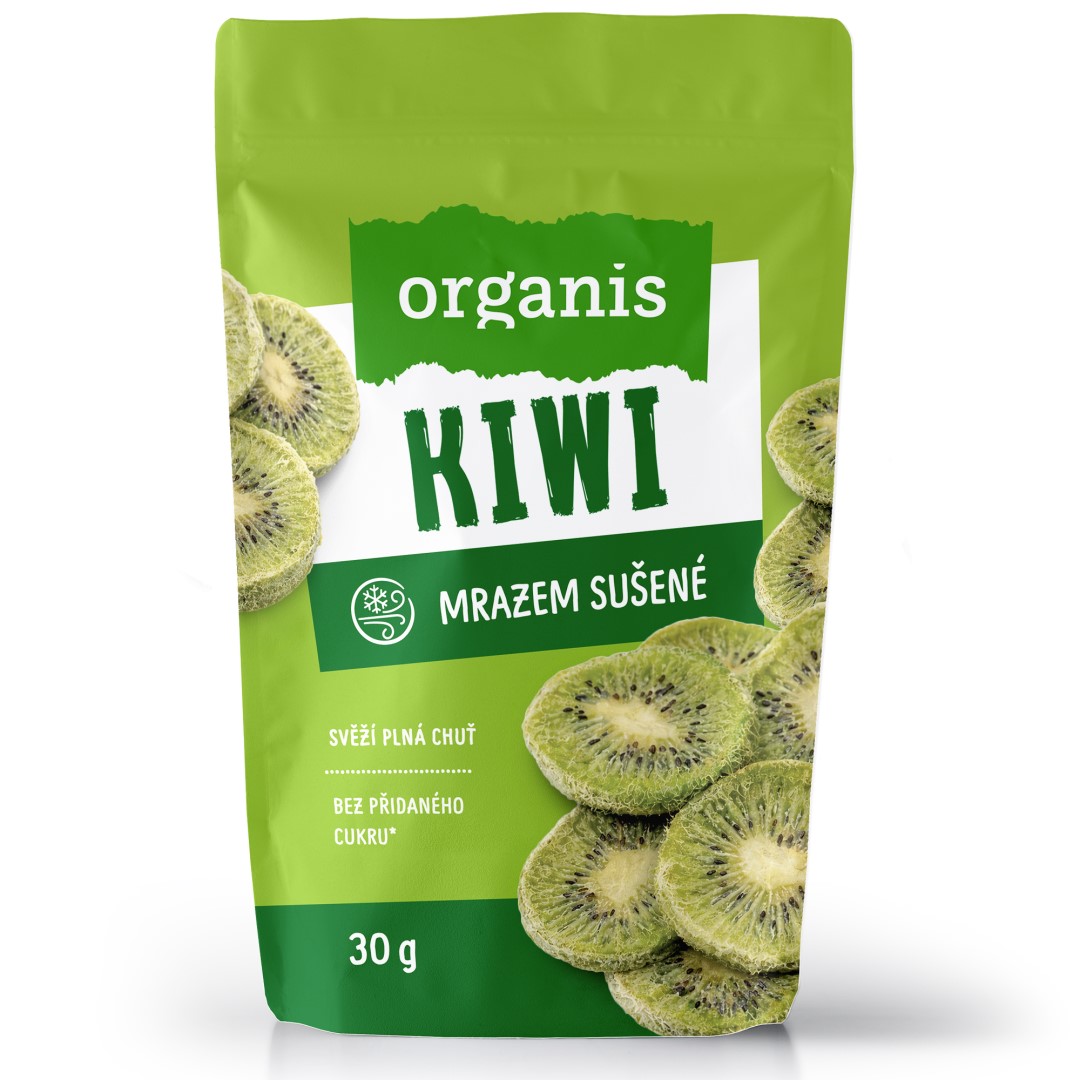 Organis Kiwi sušené mrazem 30 g