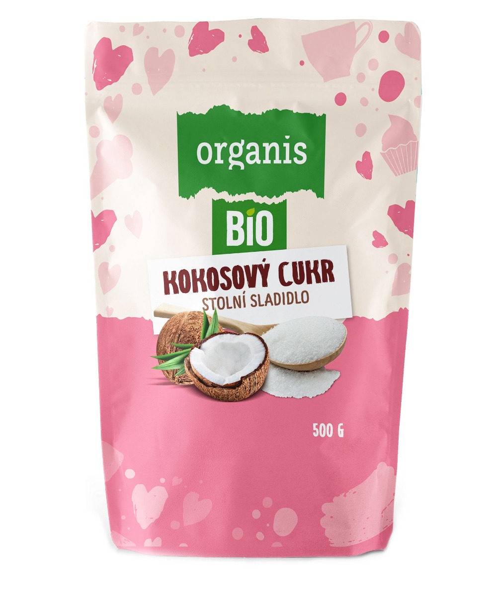 Organis Kokosový cukr stolní BIO 500 g