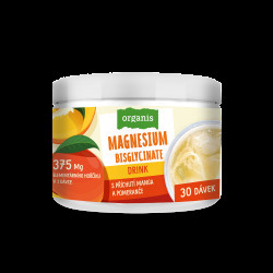 ORGANIS Magnesium drink s příchutí manga a pomeranče 102 g