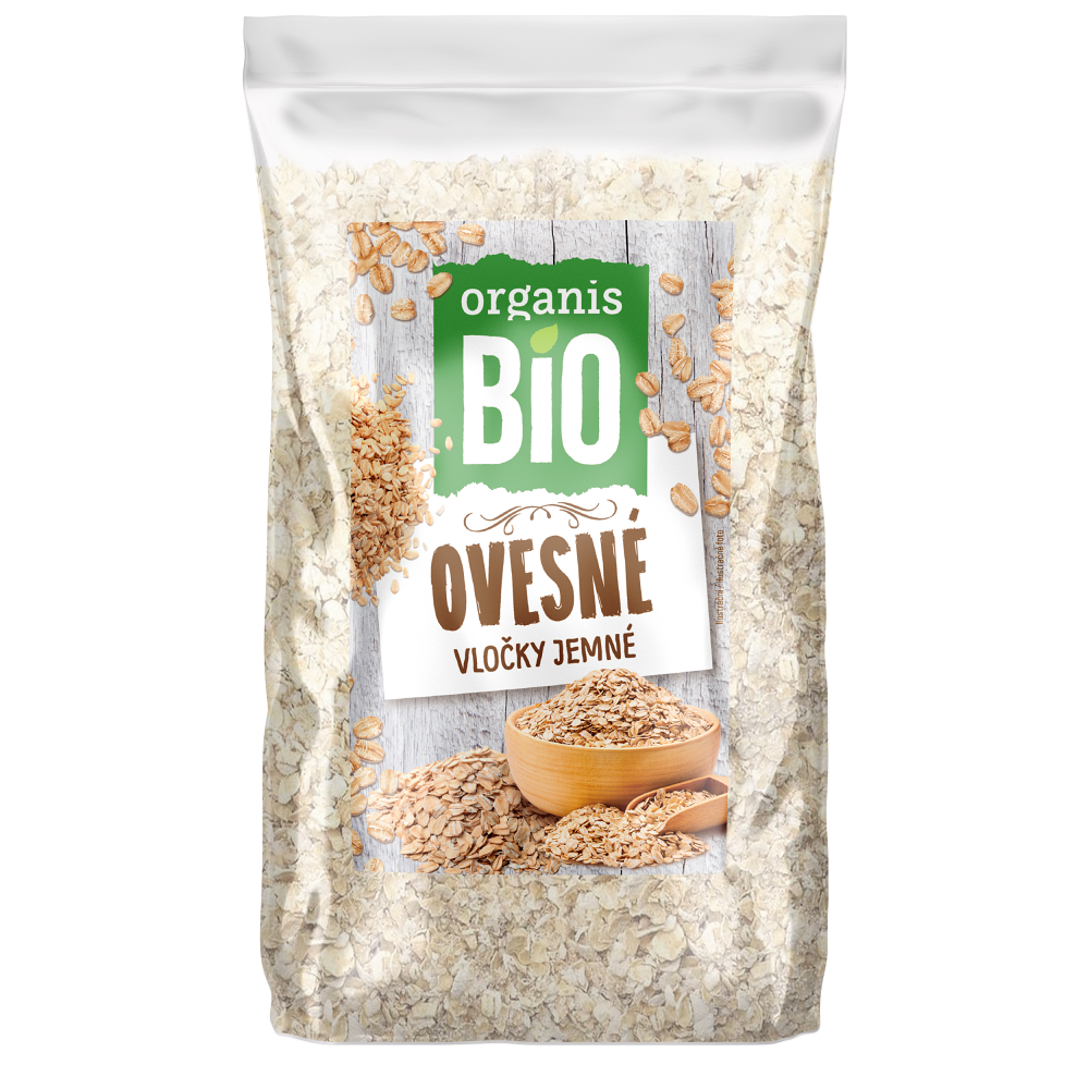 ORGANIS Ovesné vločky jemné BIO 500 g