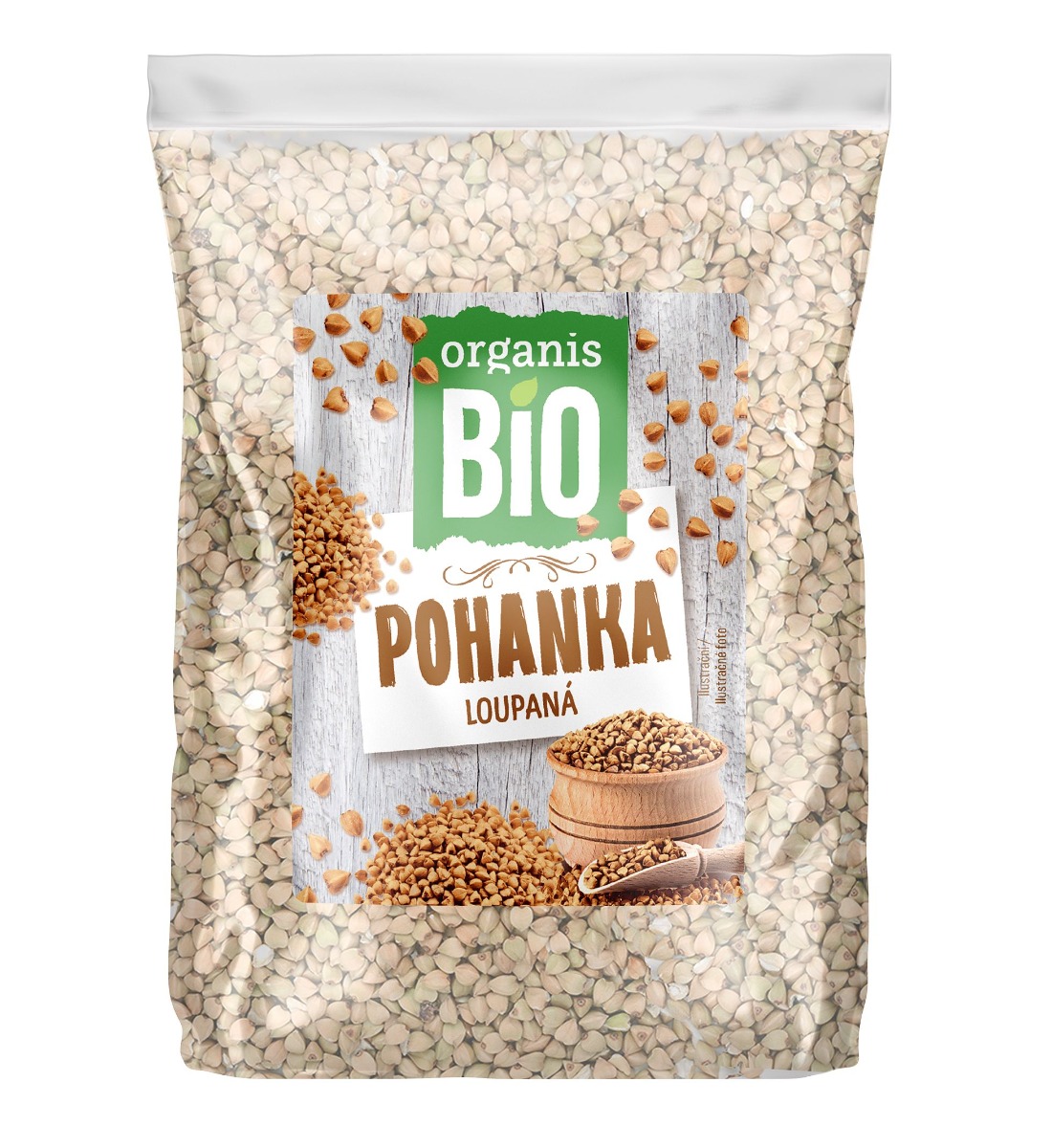 Organis Pohanka loupaná BIO 500 g