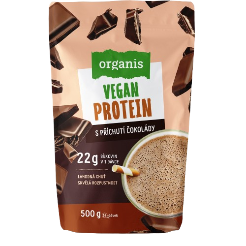 ORGANIS VEGAN protein čokoláda 500 g