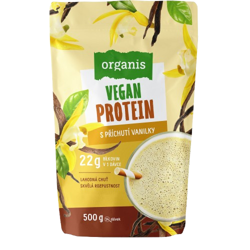 ORGANIS VEGAN protein vanilka 500 g