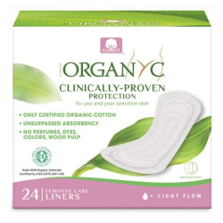 ORGANYC Slipové vložky Light 24 kusů