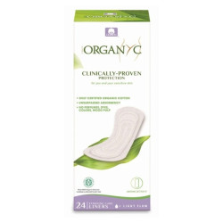 ORGANYC Slipové vložky Light Plus 24 kusů