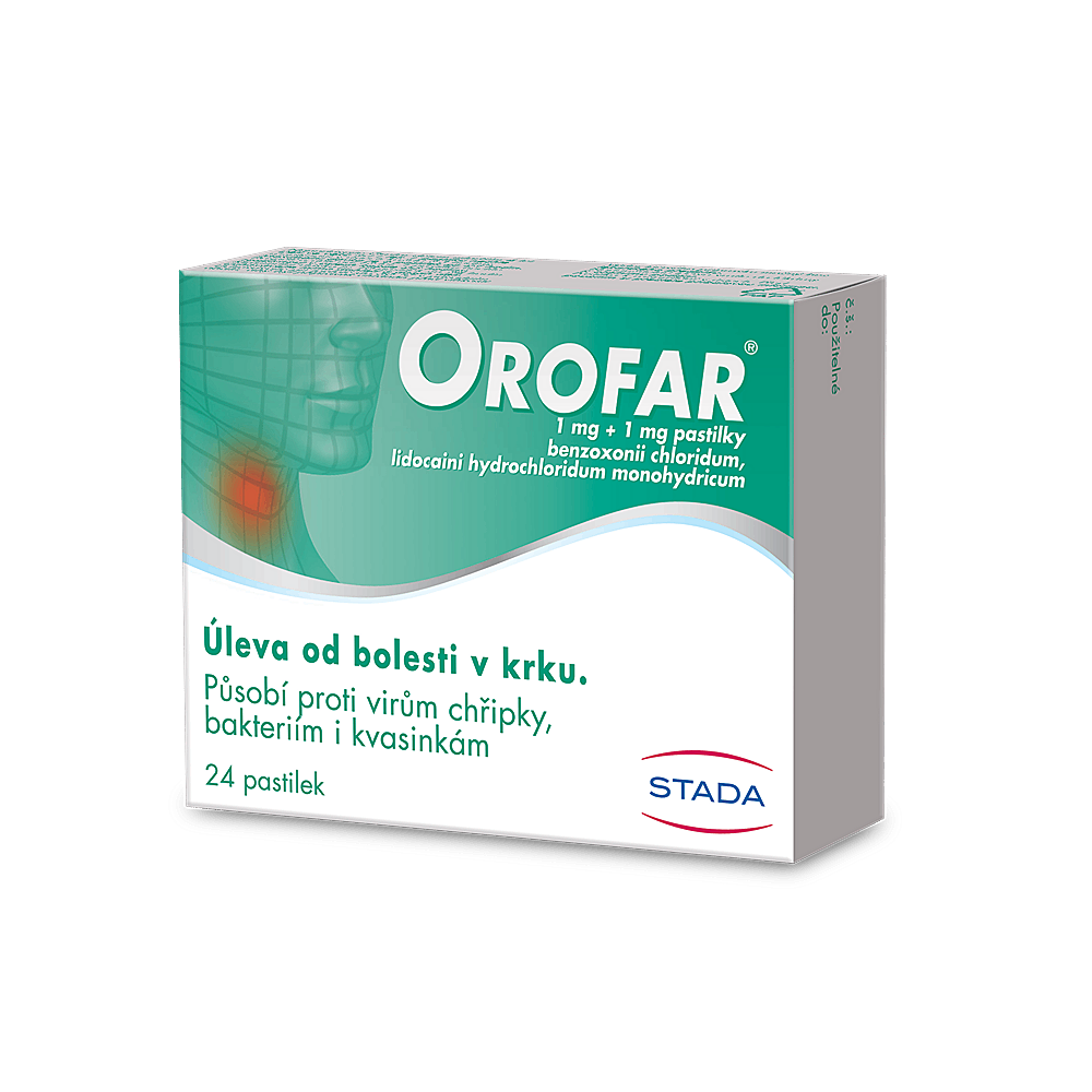 OROFAR Pastilky rozpustné v ústech 24 kusů