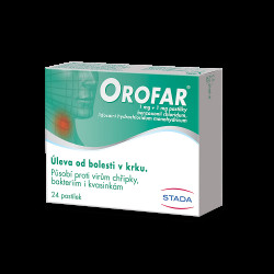 OROFAR Pastilky rozpustné v ústech 24 kusů