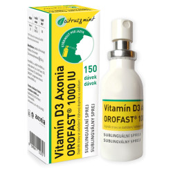 OROFAST Vitamín D3 1000IU sublinguální sprej 30 ml