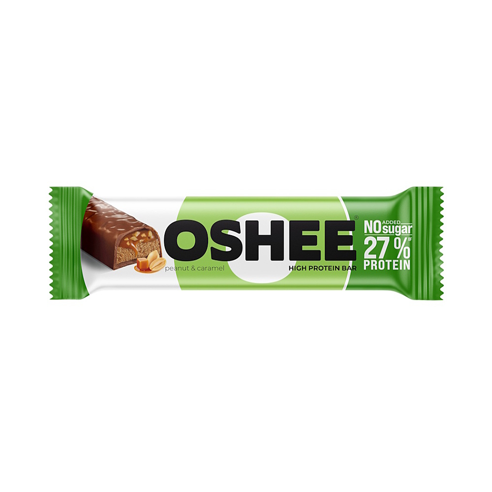 OSHEE Proteinová tyčinka Oříšek & Karamel 49 g