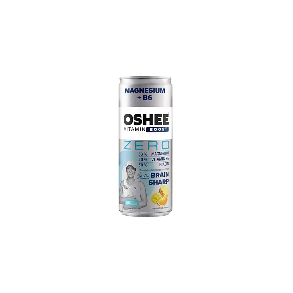 OSHEE Vitamin boost magnesium + B6 zero 250 ml