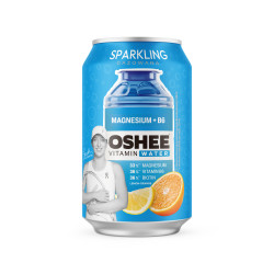 OSHEE Vitamínová perlivá voda Magnesium+B6 citron–pomeranč 330 ml