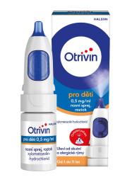 Otrivin pro děti 0,5 mg/ml nosní sprej 10 ml