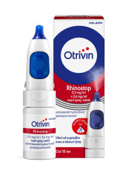 Otrivin Rhinostop 0,5 mg/ml + 0,6 mg/ml nosní sprej, roztok 10 ml