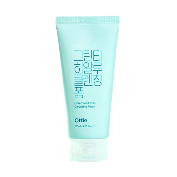 Ottie Green Tea Hyalu čisticí pěna 120 ml