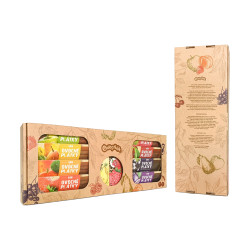 OVOCŇÁK Dárková sada s plátky a pufy 204 g