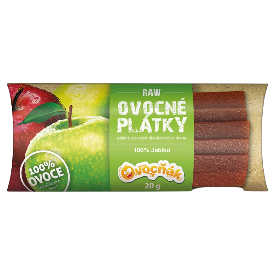OVOCŇÁK Ovocné plátky jablko 20 g