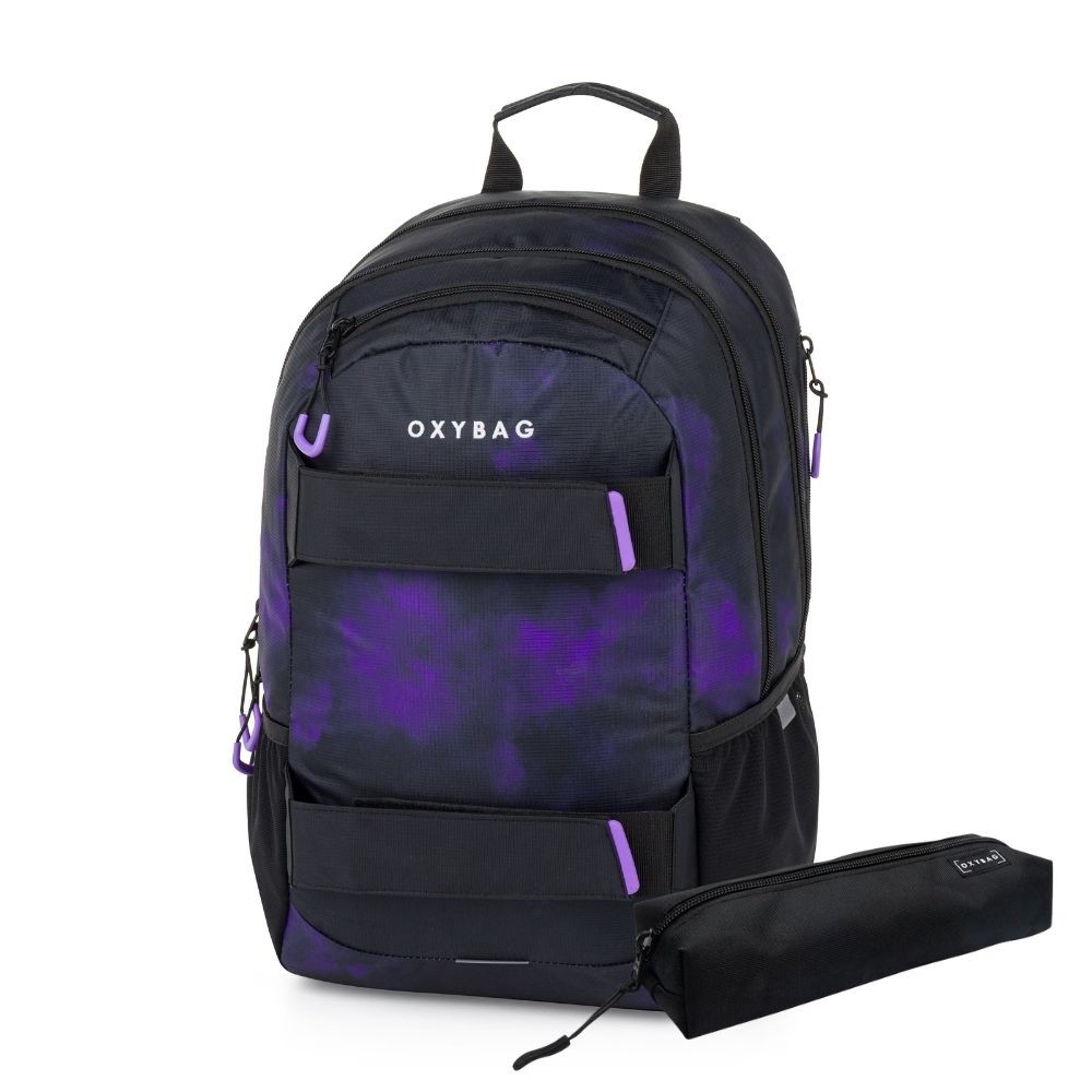 Oxybag OXY SPORT - set 2 ks: studentský batoh Grunge Girl, penál