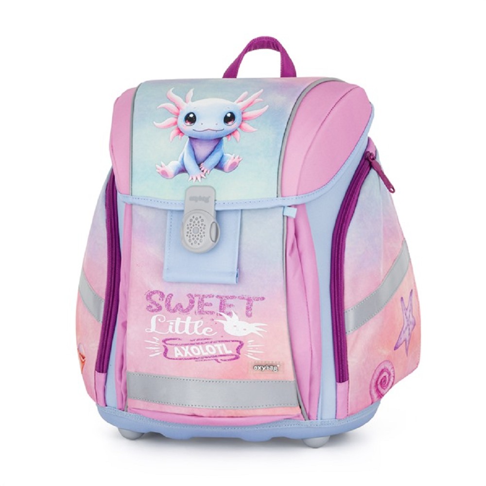 Oxybag PREMIUM LIGHT - školní aktovka Axolotl
