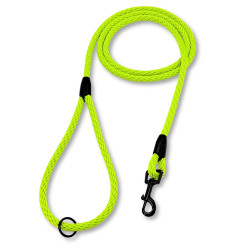 PafDog Klasické vodítko s poutkem na ruku, 8mm, zeleno-žluté PAF-651