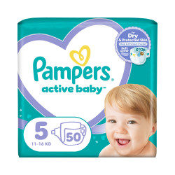 Pampers Active Baby vel. 5 11-16 kg dětské pleny 50 ks