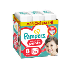 Pampers Active Baby vel. 8 17+ kg plenkové kalhotky 92 ks
