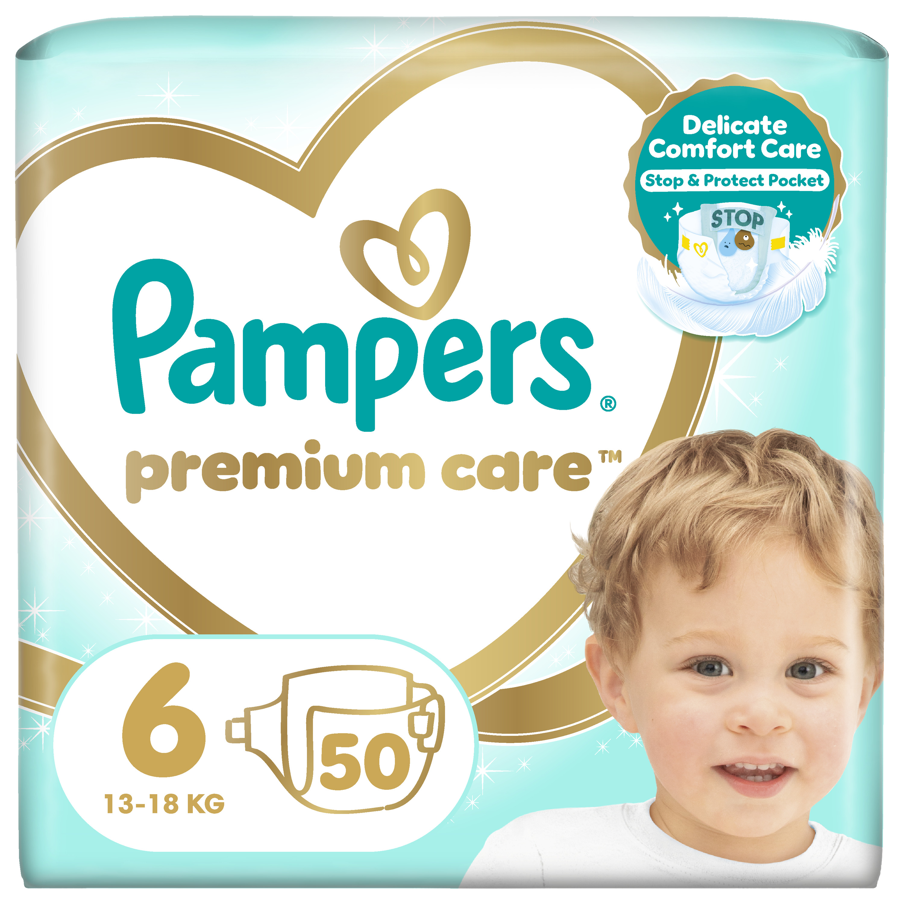 PAMPERS Dětské plenky velikost 6, 50 ks