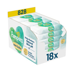 Pampers Harmonie New Baby vlhčené ubrousky 18x46 ks