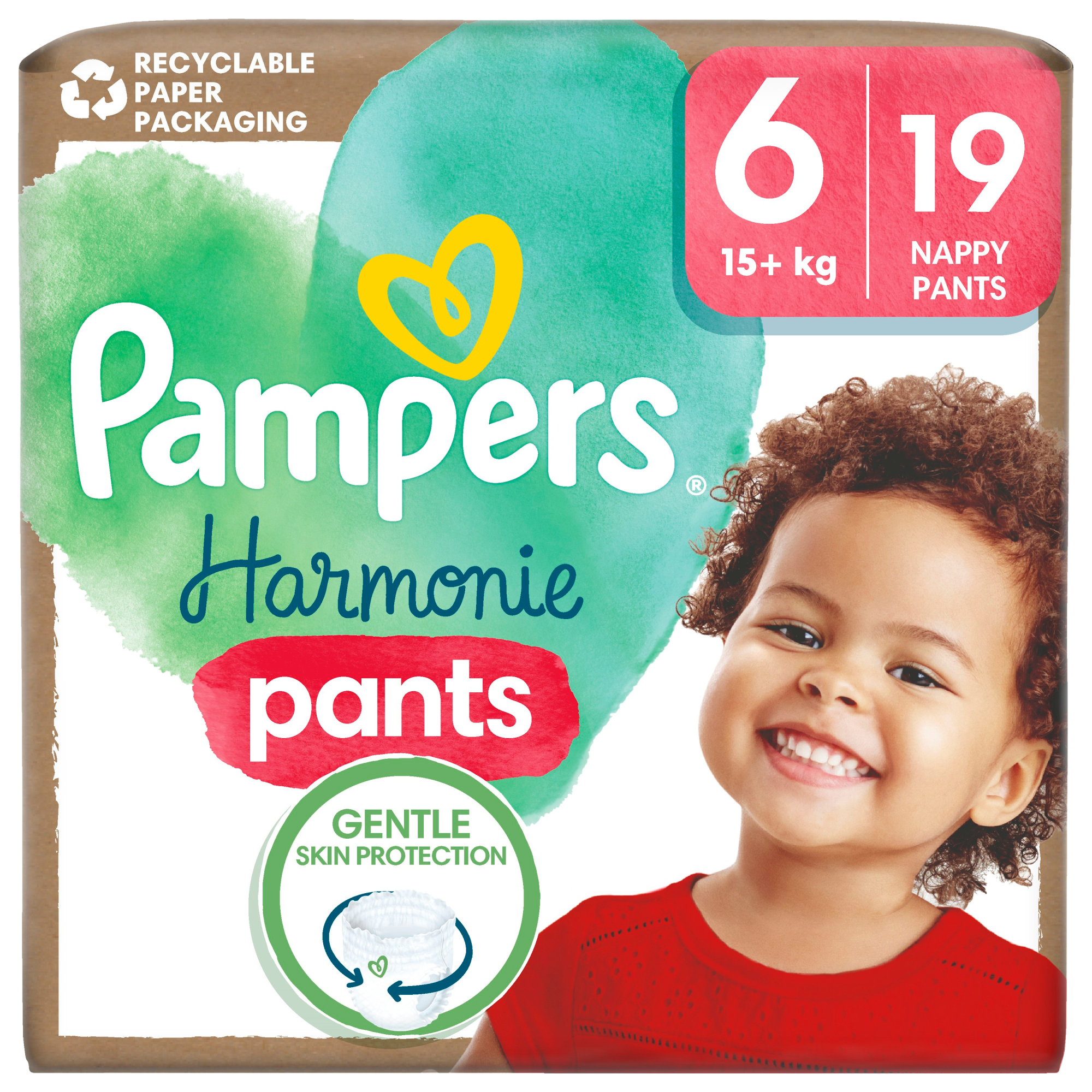 PAMPERS Pants Harmonie vel.6 Plenkové Kalhotky 19 ks