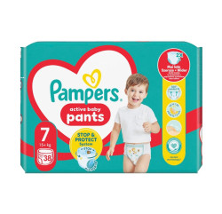 Pampers Pants vel. 7 15+ kg plenkové kalhotky 38 ks
