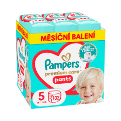 Pampers Premium Care Pants vel. 5 11-17 kg dětské plenkové kalhotky 102 ks