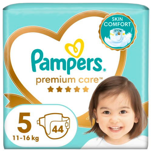 PAMPERS Premium Care plenky vel. 5, 11-16 kg, 44 ks