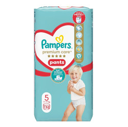 PAMPERS Premium Care vel.5 Plenkové kalhotky 11-17 kg 52 kusů