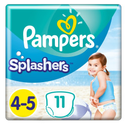PAMPERS Splashers kalhotkové plenky do vody vel.4-5  9-15 kg 11 ks