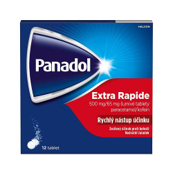 PANADOL Extra rapide 500 / 65 mg 12 šumivých tablet