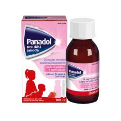 Panadol pro děti Jahoda 24 mg/ml perorální suspenze 100 ml