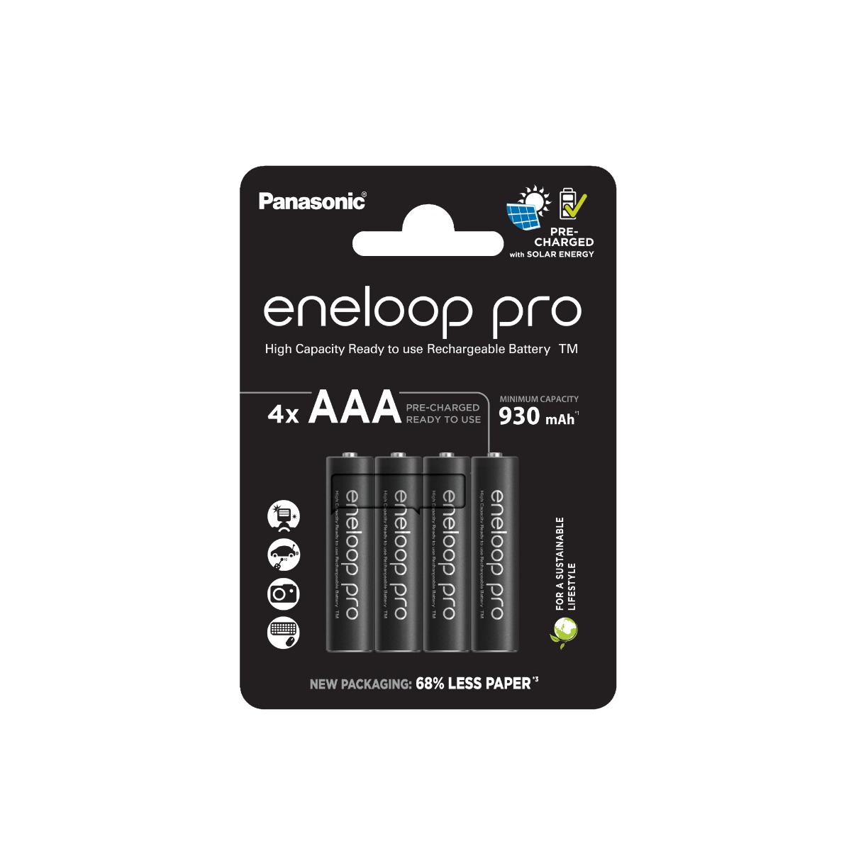 Panasonic Eneloop Pro Recharged AAA/930mAh nabíjecí baterie 4 ks