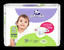 Panda Junior vel. 5 12-25 kg dětské pleny 36 ks