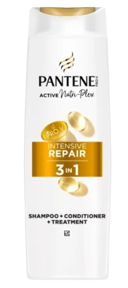 PANTENE Pro-V Active Nutri-Plex, Intensive Repair 3v1, Šampon, kondicionér a kúra 325 ml
