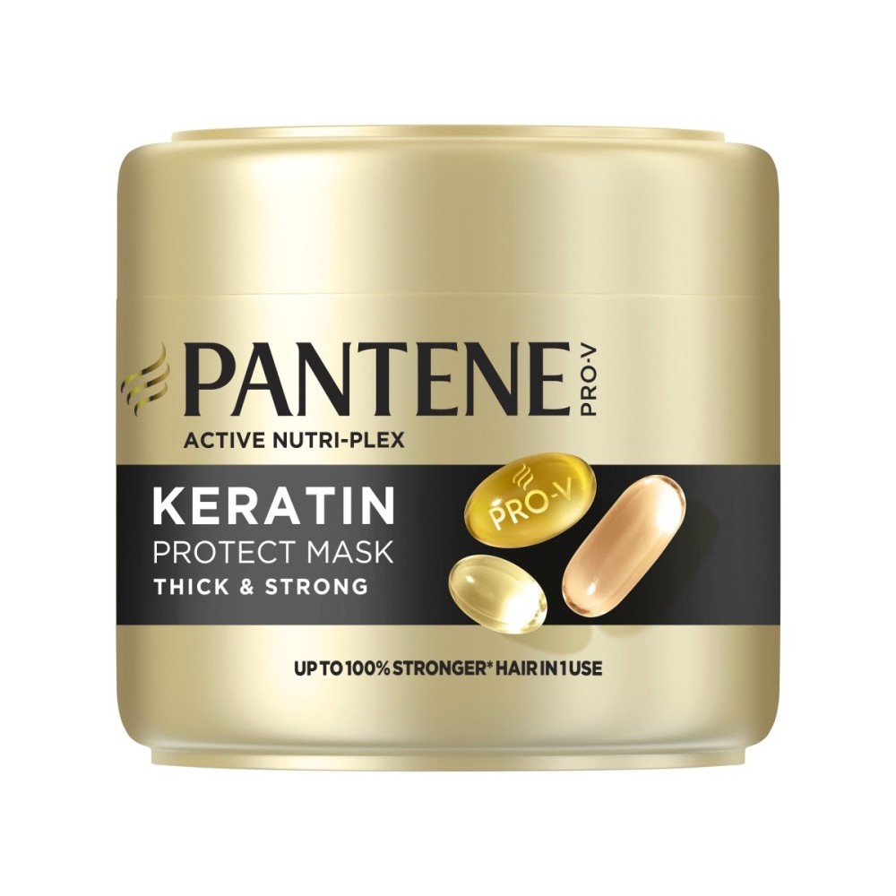 Pantene Pro-V Keratin Thick & Strong maska na jemné a slabé vlasy 300 ml