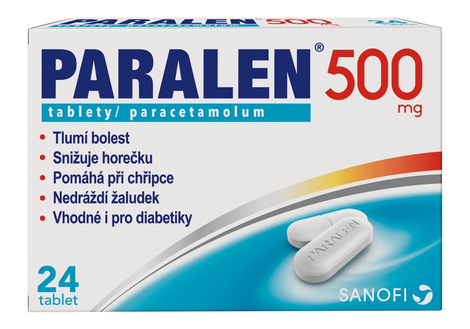 PARALEN 500 mg, 24 tablet