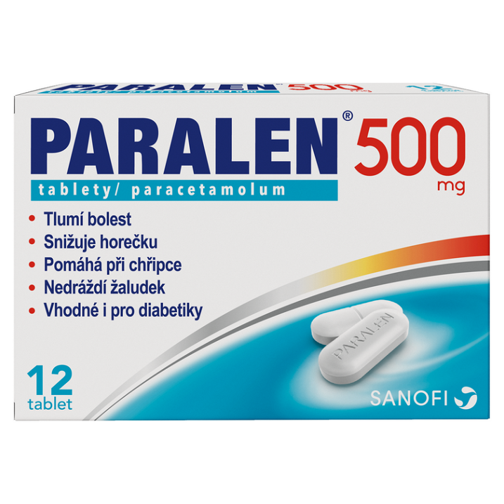 PARALEN 500 mg 12 tablet
