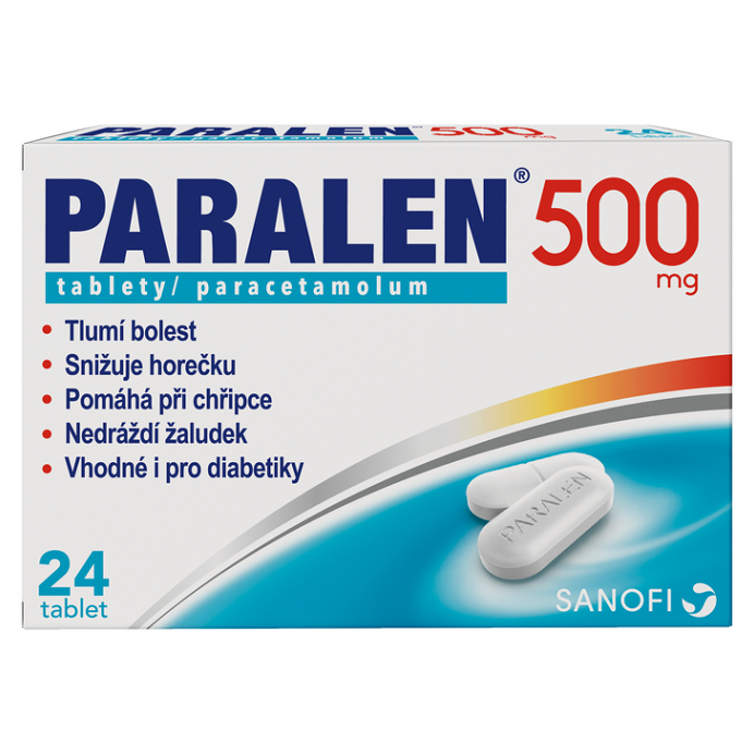 PARALEN 500 mg 24 tablet