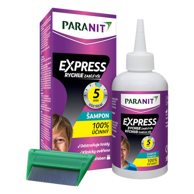 PARANIT Express Šampon 100 ml + hřeben