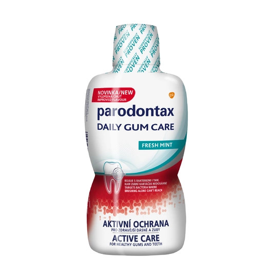 PARODONTAX Ústní voda Daily Gum Care Fresh Mint 500 ml