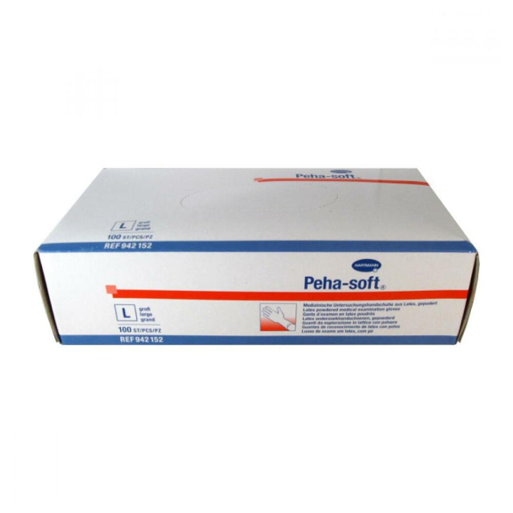 PEHA-SOFT Rukavice vyšetřující nitrilové bez pudru L 100ks