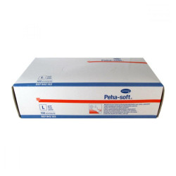 PEHA-SOFT Rukavice vyšetřující nitrilové bez pudru L 100ks