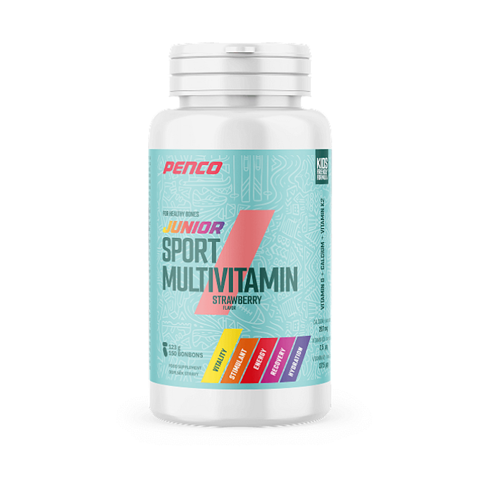 PENCO Junior sport multivitamin jahoda 150 tablet