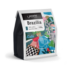 Penerini Brazília 100% arabika zrnková káva 150 g
