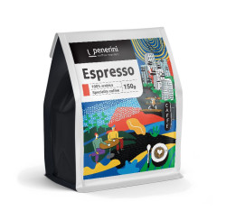 Penerini Espresso 100% arabika zrnková káva 150 g
