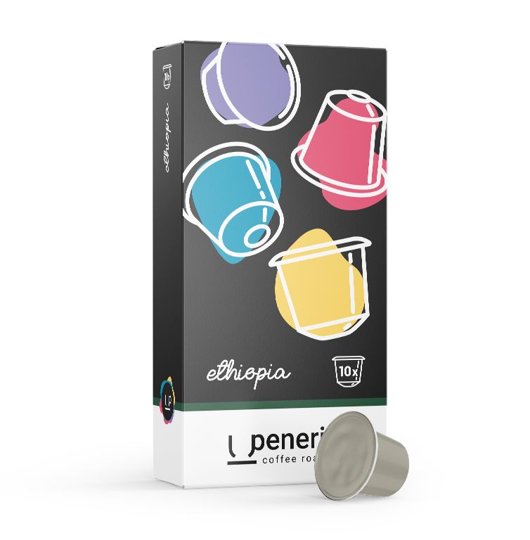 Penerini Ethiopia 100% arabika kávové kapsle 10 ks